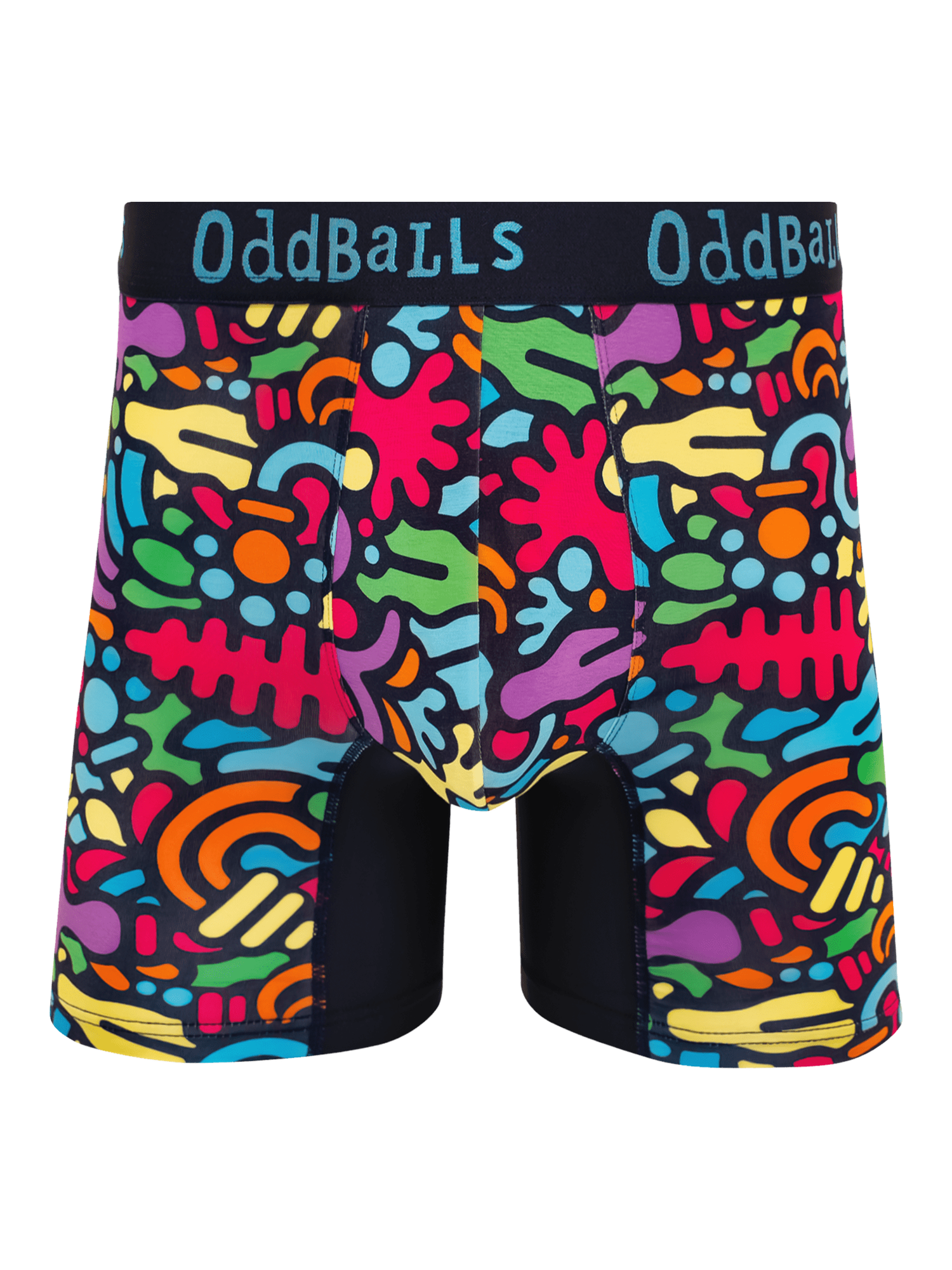 Product image 5 of 8, which shows OddBalls Collectors Patterned Boxer Shorts, Pack of 6, Multi, S