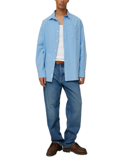 forét Heath Regular Fit Jeans, Washed Mid Blue, Washed Mid Blue