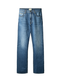 forét Heath Regular Fit Jeans, Washed Mid Blue - view 2, Washed Mid Blue