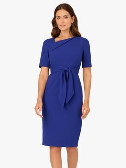 Adrianna Papell Asymmetrical Sheath Dress, Royal Sapphire, Royal Sapphire