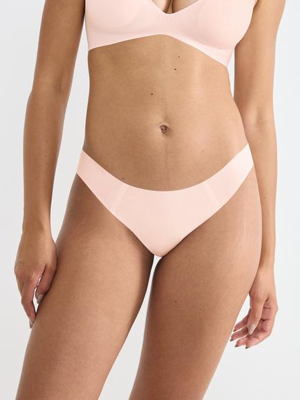 sloggi ZERO Feel 2.0 Tiny Tanga Knickers, Puff Pink