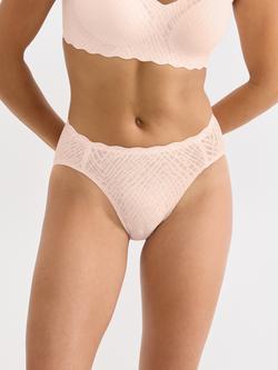 sloggi ZERO Feel Bliss High Leg Knickers, Puff Pink