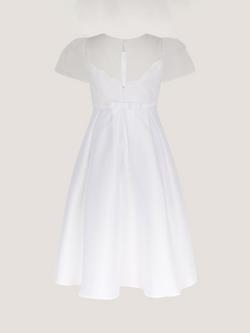 Monsoon Kids' Communion Bouquet Dress, White - view 2, White