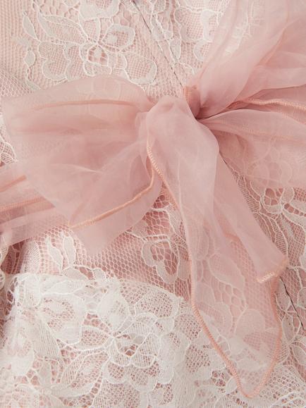 Monsoon Kids' Joanie Cancan Dress - view 2, Dusky Pink