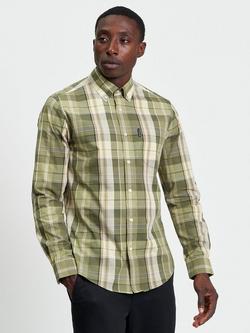 Ben Sherman Cotton Heritage Check Shirt, Litchen Green