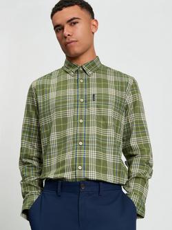 Ben Sherman Multi Check Shirt, Litchen Green