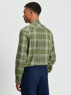 Ben Sherman Multi Check Shirt - view 2, Litchen Green