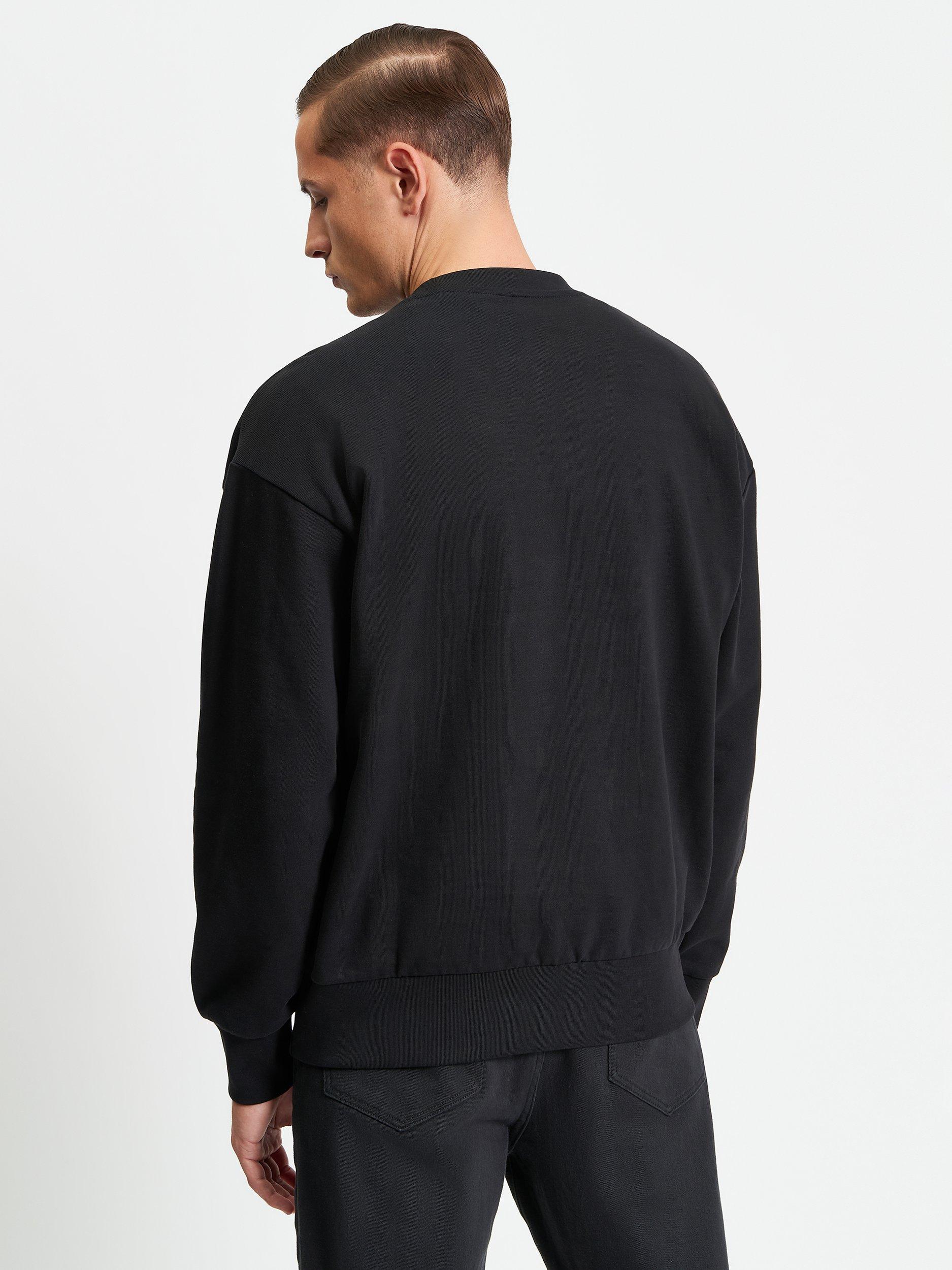 Product image 2 of 5, which shows Ben Sherman On The Road Cotton Sweatshirt, Black, S