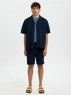Selected Regular Fit Short Sleeve Shirt, Sky Captain - view 2, Sky Captain