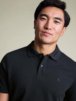 Charles Tyrwhitt Cotton Rich Short Sleeve Polo Shirt - view 2, Black