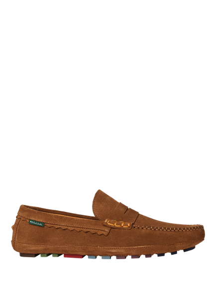 Paul Smith Jenson Drive Leather Loafers, Tan, Tan