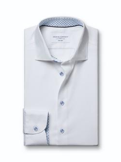 Charles Tyrwhitt Non-Iron Cotton Regular Fit Shirt, White - view 2, White