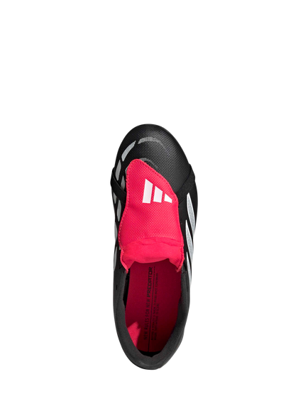 adidas Kids' Predator Club Fold-Over Tongue Football Boots, Black - view 2, Black