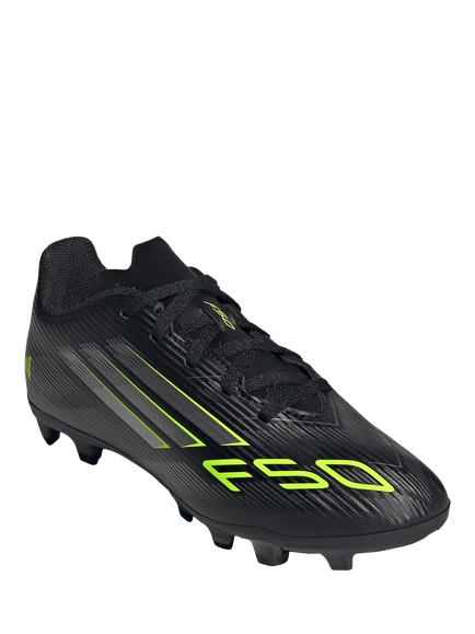 adidas Kids' F50 Club Football Boots, Black - view 2, Black