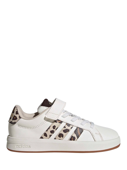 adidas Kids' Grand Court 3.0 Trainers, White/Multi, White/Multi