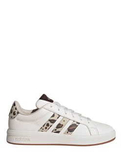 adidas Kids' Grand Court 3.0 Trainers, White/Multi, White/Multi