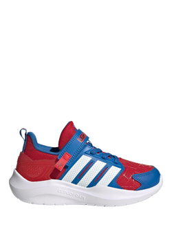 adidas Marvel Lightorama Spider-Man Trainers, White/Blue/Red, White/Blue/Red