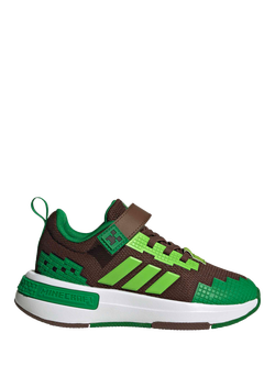 adidas Kids' Minecraft Pro Trainers, Brown/Green, Brown/Green