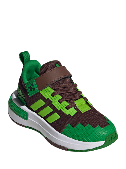 adidas Kids' Minecraft Pro Trainers, Brown/Green - view 2, Brown/Green
