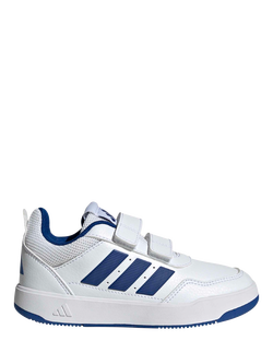 adidas Kids' Tensaur Sport 3 Trainers, White/Blue, White/Blue