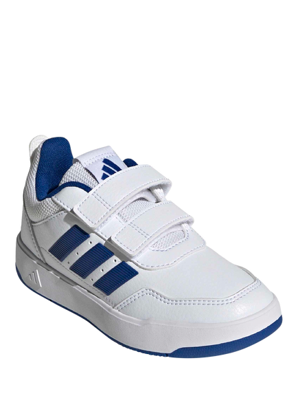 adidas Kids' Tensaur Sport 3 Trainers, White/Blue - view 2, White/Blue