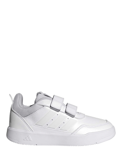 adidas Kids' Tensaur Sport 3 Trainers, White/Silver, White/Silver
