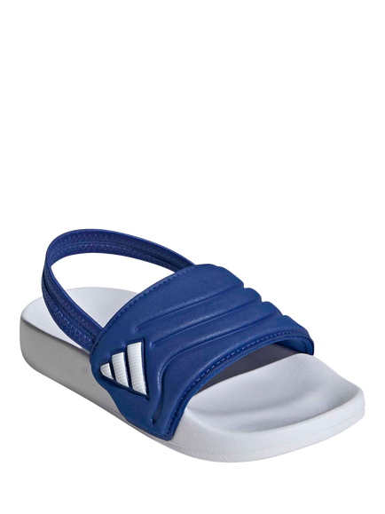 adidas Kids' Adilette Estrap 2.0 Slider Sandals, Blue/White - view 2, Blue/White