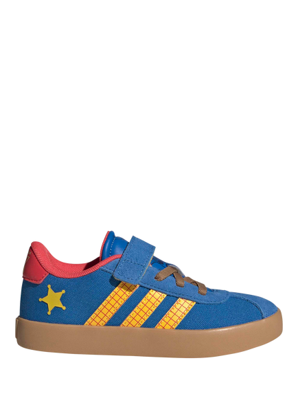 adidas Kids' Pixar Toy Story Woody VL Court 3.0 Trainers, Blue/Multi, Blue/Multi
