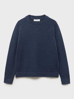 Mango Kids' Atlas Sweater, Medium Blue