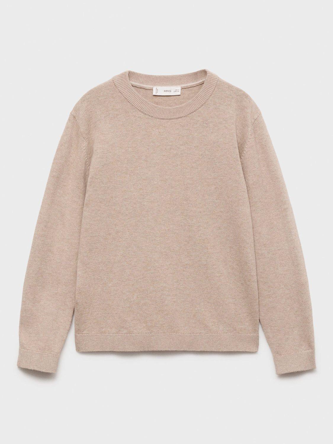 Product image 2 of 6, which shows Mango Hugo Sweater, Light Beige, 5-6 years