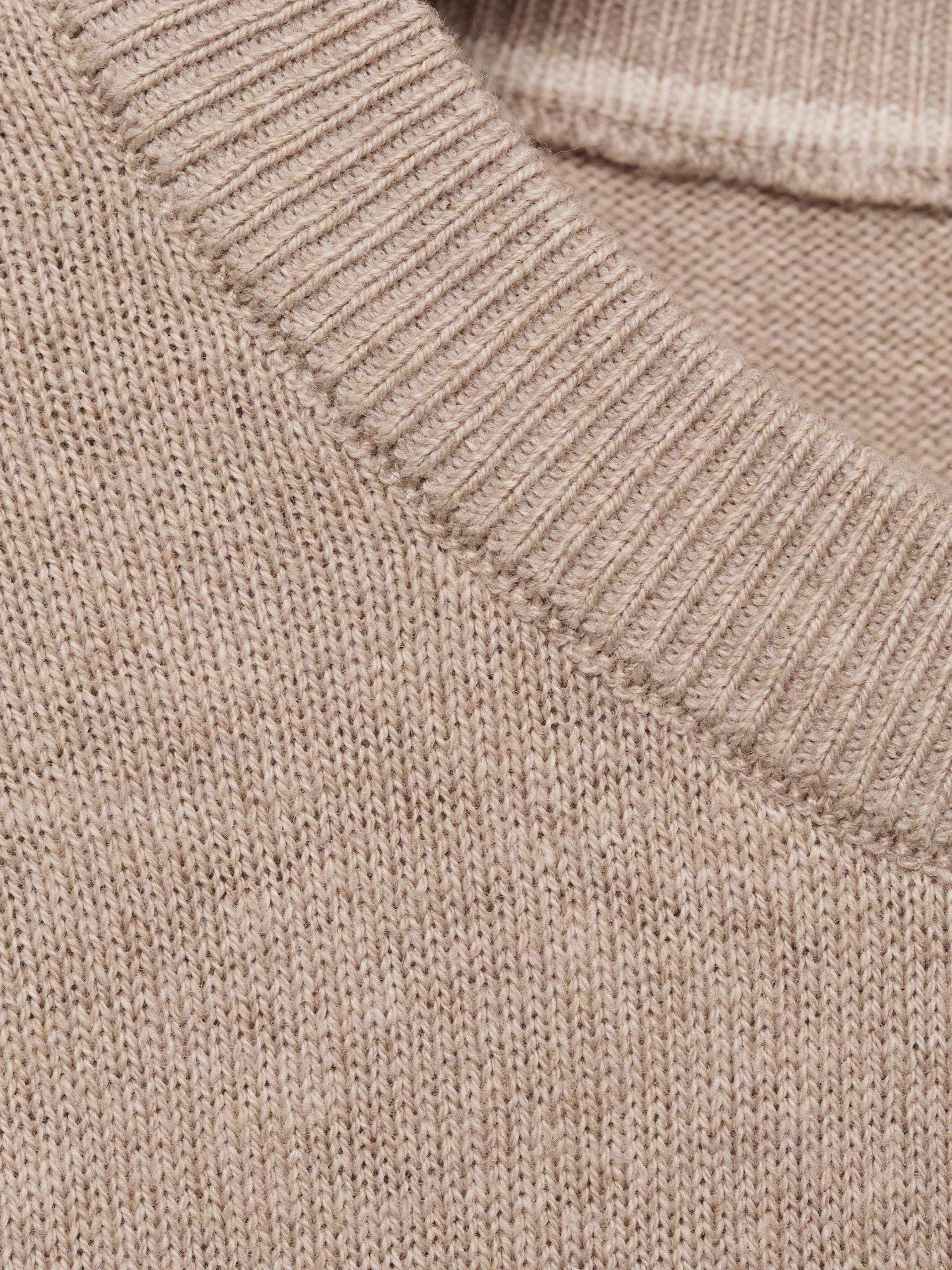 Product image 6 of 6, which shows Mango Hugo Sweater, Light Beige, 5-6 years