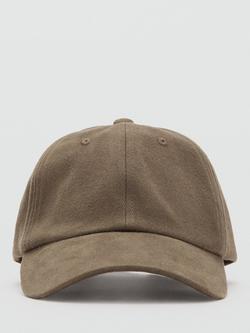 Mango Cotton Twill Baseball Cap, Pastel Brown, Pastel Brown