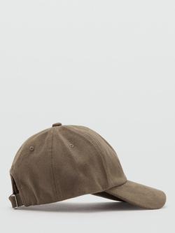 Mango Cotton Twill Baseball Cap, Pastel Brown - view 2, Pastel Brown