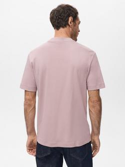 Mango Kimi Cotton Regular Fit Short Sleeve T-Shirt - view 2, Pastel Pink