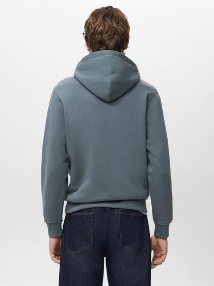 Mango Bono Relaxed Fit Hoodie - view 2, Dark Blue