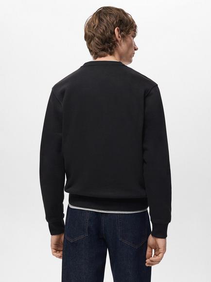 Mango Nola Crew Neck Sweatshirt - view 2, Black