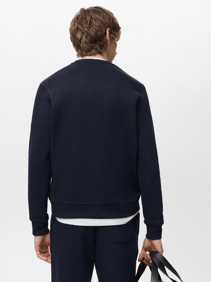 Mango Nola Crew Neck Sweatshirt - view 2, Navy