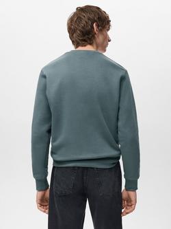 Mango Nola Crew Neck Sweatshirt - view 2, Dark Blue