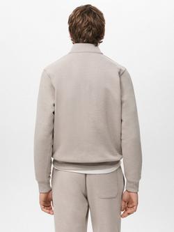 Mango Sudadera Winny Cotton Rich Sweatshirt, Pastel Brown - view 2, Pastel Brown