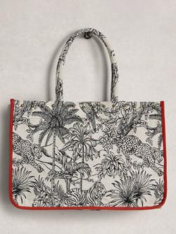 White Stuff Jasmine Tote Bag, White Ivory, White Ivory