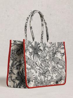 White Stuff Jasmine Tote Bag, White Ivory - view 2, White Ivory