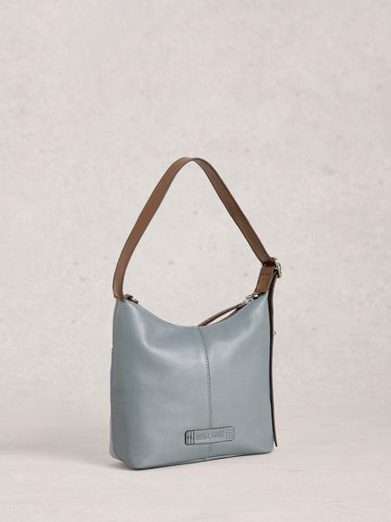 White Stuff Mini Suede Convertible Crossbody Bag - view 2, Light Blue