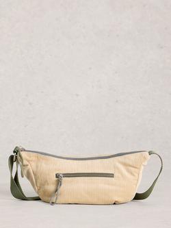 White Stuff Meadow Corduroy Sling Bag, Natural