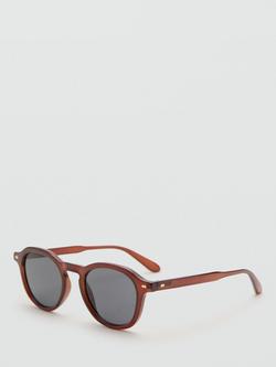 Mango Justin Sunglasses, Brown - view 2, Brown