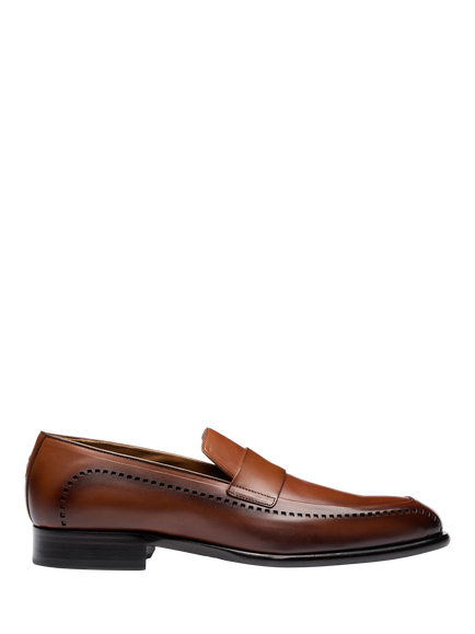 Oliver Sweeney Villacidro Leather Loafers, Dark Tan