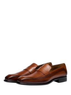 Oliver Sweeney Villacidro Leather Loafers - view 2, Dark Tan
