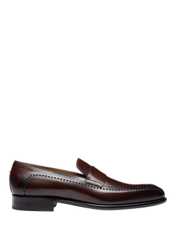 Oliver Sweeny Villacidro Leather Loafers, Dark Brown