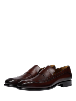 Oliver Sweeny Villacidro Leather Loafers - view 2, Dark Brown