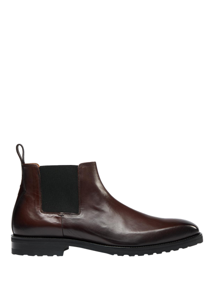 Oliver Sweeney Arditi Leather Chelsea Boots, Dark Brown, Dark Brown