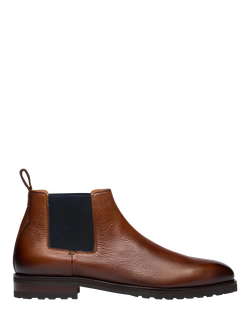 Oliver Sweeny Arditi Leather Chelsea Boots, Dark Tan, Dark Tan